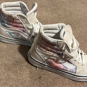 Vans Women's Sneakers - White with Tie-Dye Accents